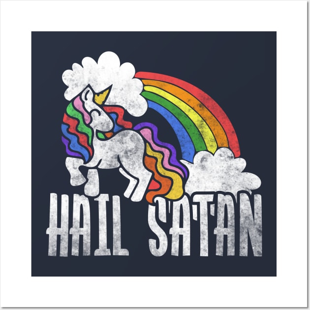 Hail Satan Wall Art by bubbsnugg